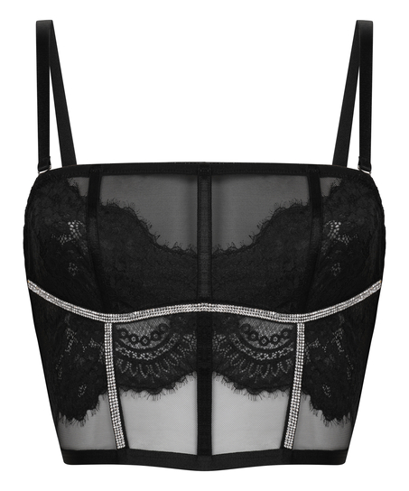 Odette bustier, Svart