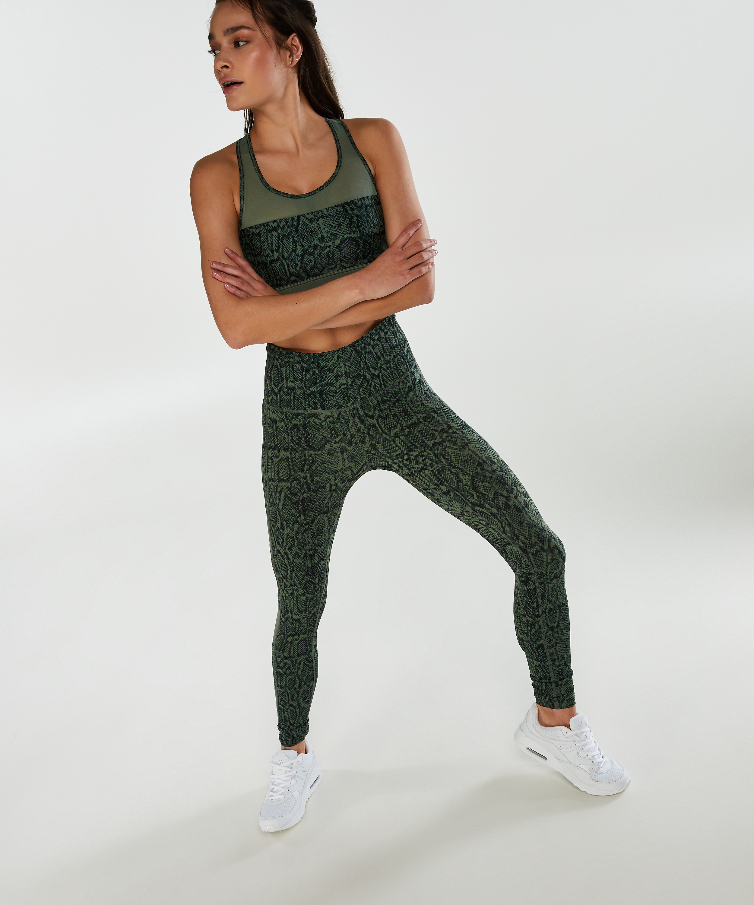 HKMX Den klassiska sport-bh:n, nivå 1, Grön, main