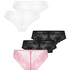 5-pack Brazilian-trosa Invisible Lace Back, Rosa