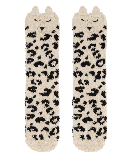 Snow Leopard mysiga strumpor, Beige