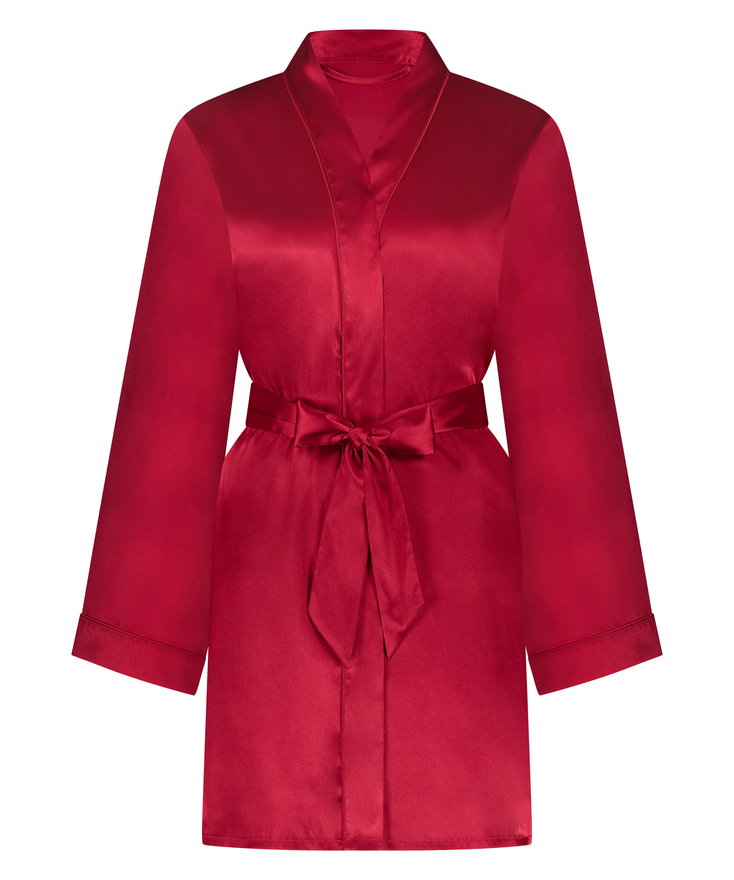 Kimono Satin, Röd, main