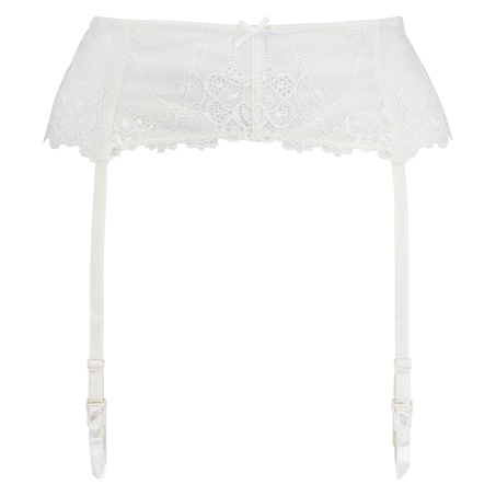 Strumpebandshållare, Vit