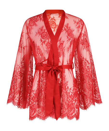 Kimono Lace Isabelle, Röd