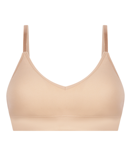 Dide triangel-bralette, Beige
