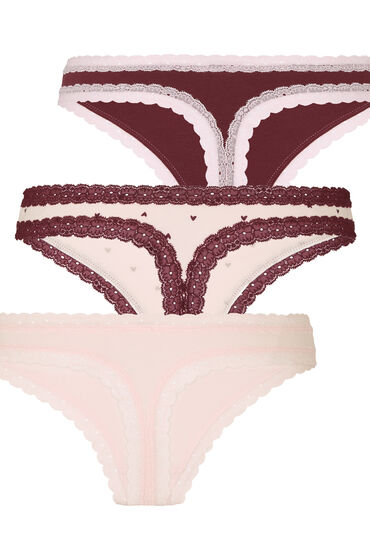 Hunkemöller Multipack Bomullsstrings trosor dam – bild 2
