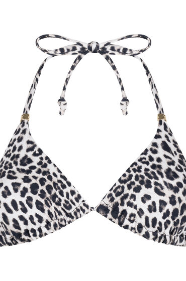 Hunkemöller Triangel Bikinitopp Leopard dam – bild 3