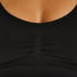 Marine bralette sömlös, Svart