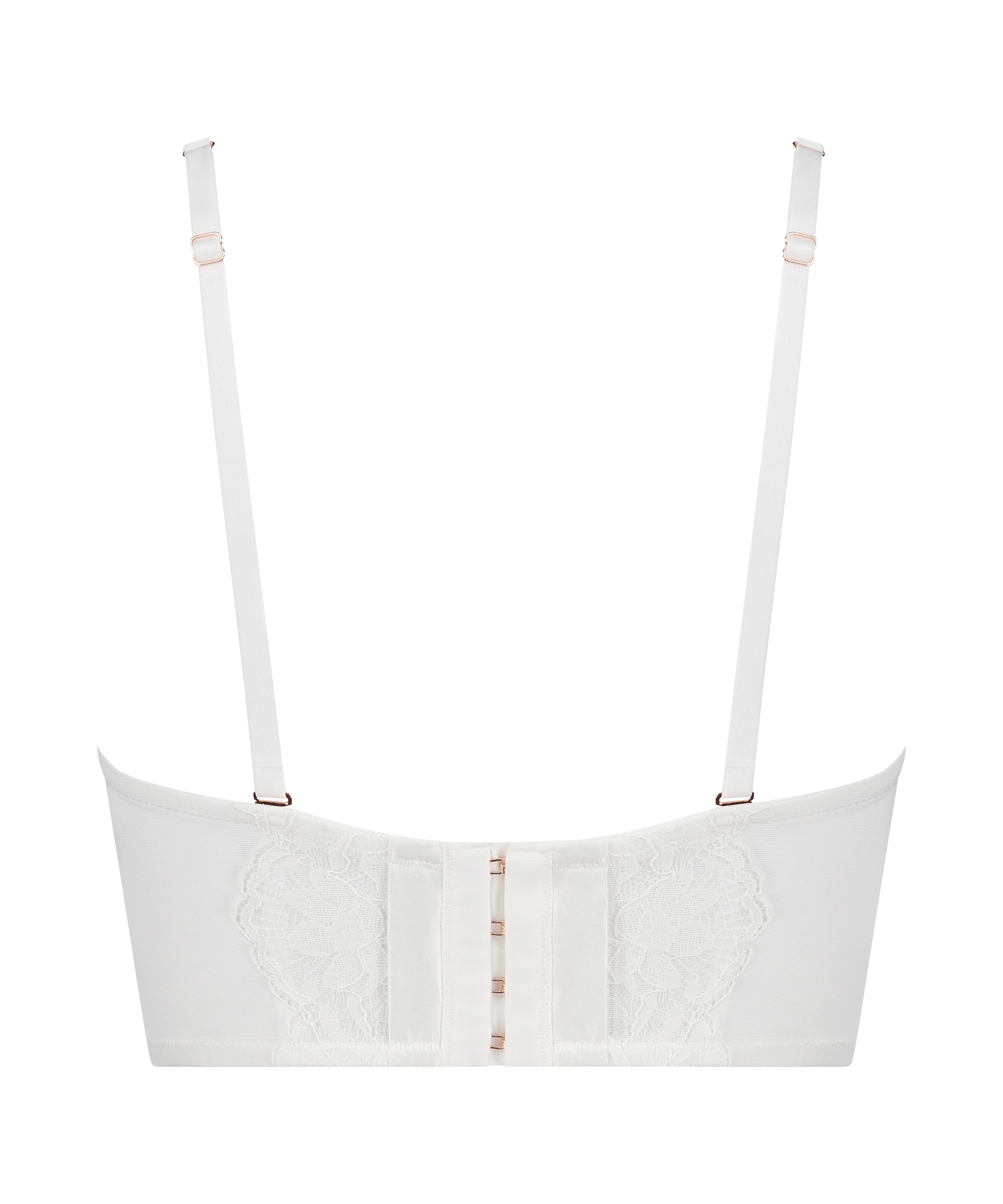 Formpressad axelbandsl&ouml;s bygel-bh Jamie, Vit, main