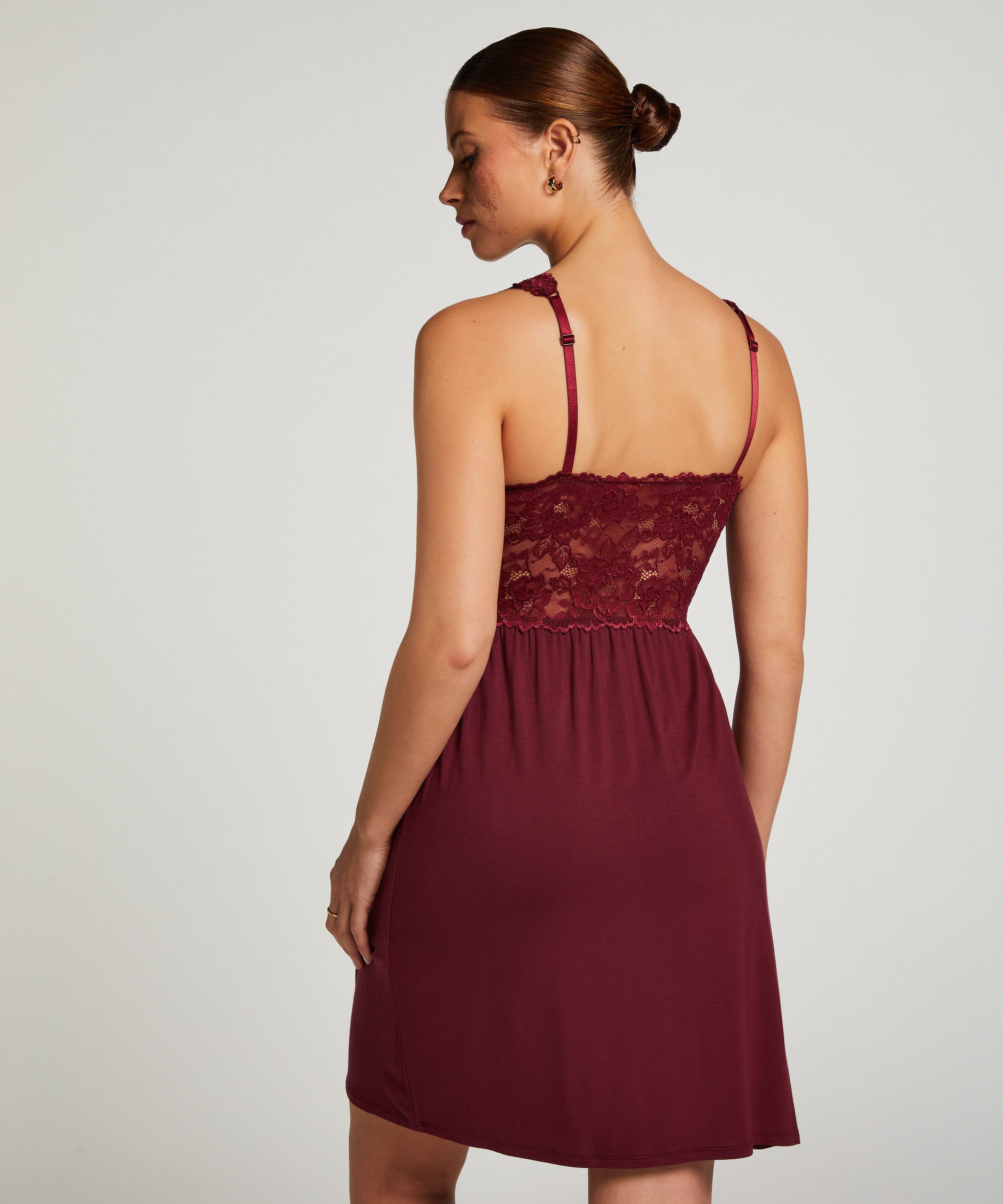 Nora Lace slipklänning, Lila, main