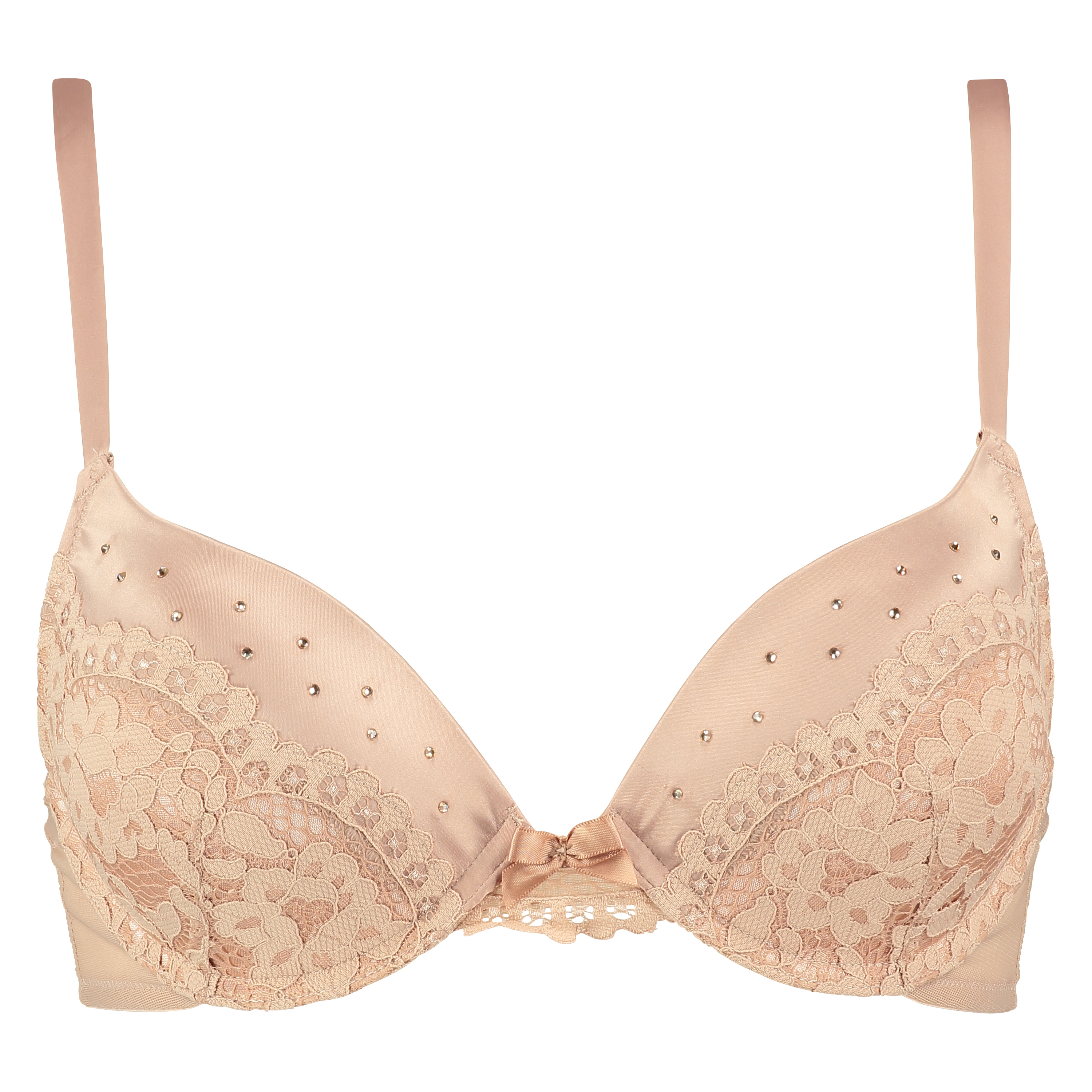 Formpressad push-up bygel-bh Paloma, Beige, main