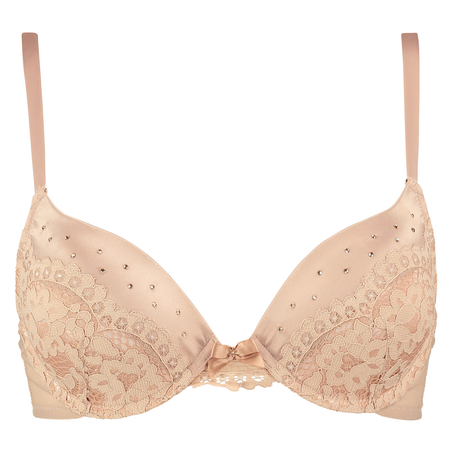 Formpressad push-up bygel-bh Paloma, Beige