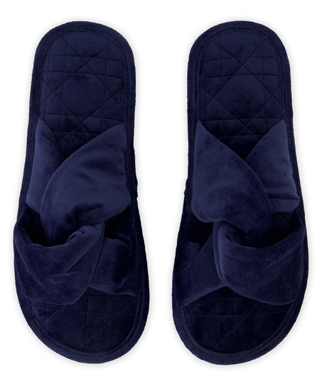 Twisted Kate tofflor, blå