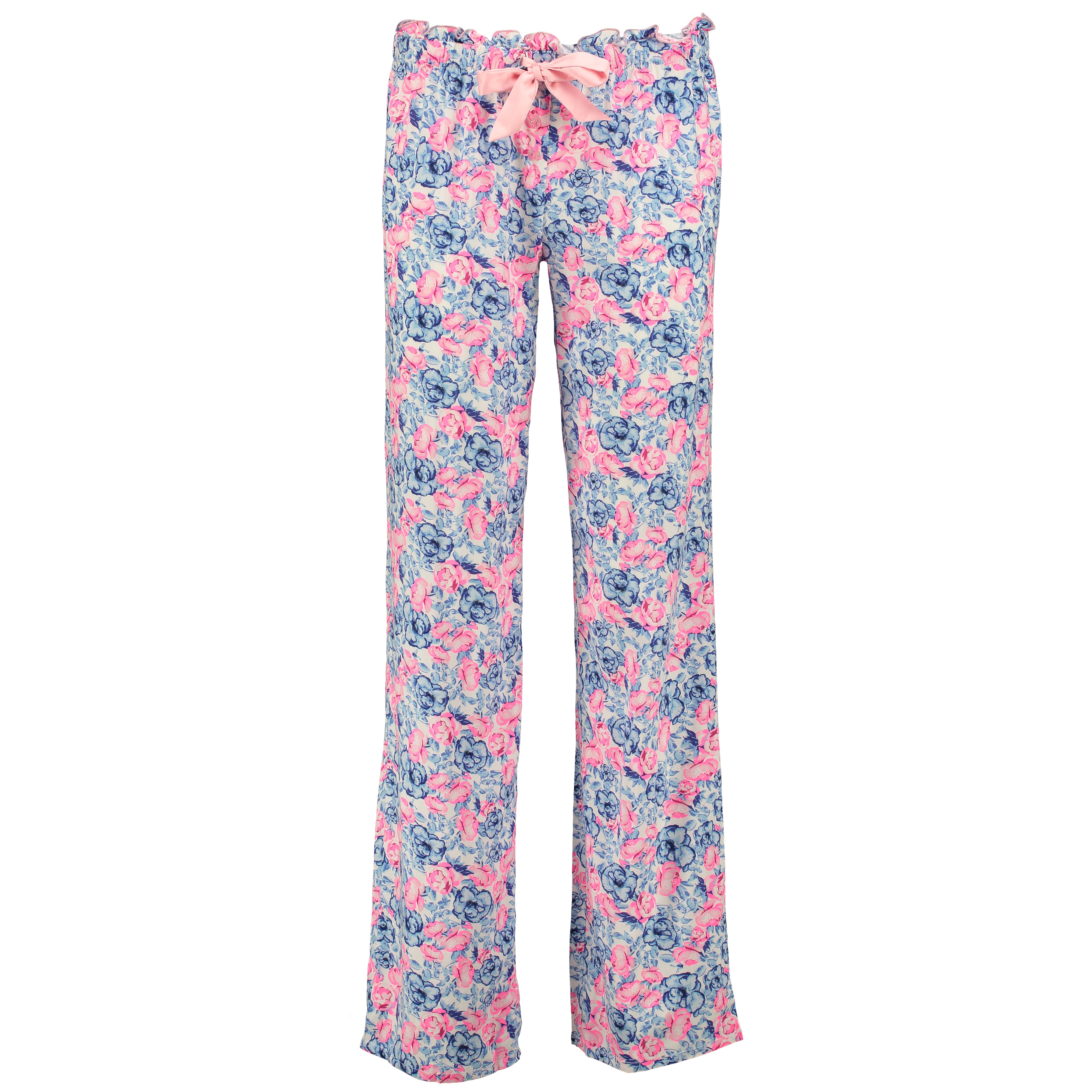 Pyjama pants Fem pants Flower, bl&aring;, main