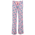 Pyjama pants Fem pants Flower, bl&aring;