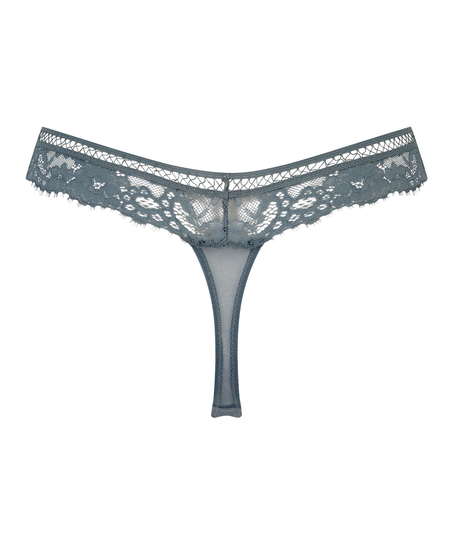 Gianni extra l&aring;gt skuren stringtrosa, bl&aring;