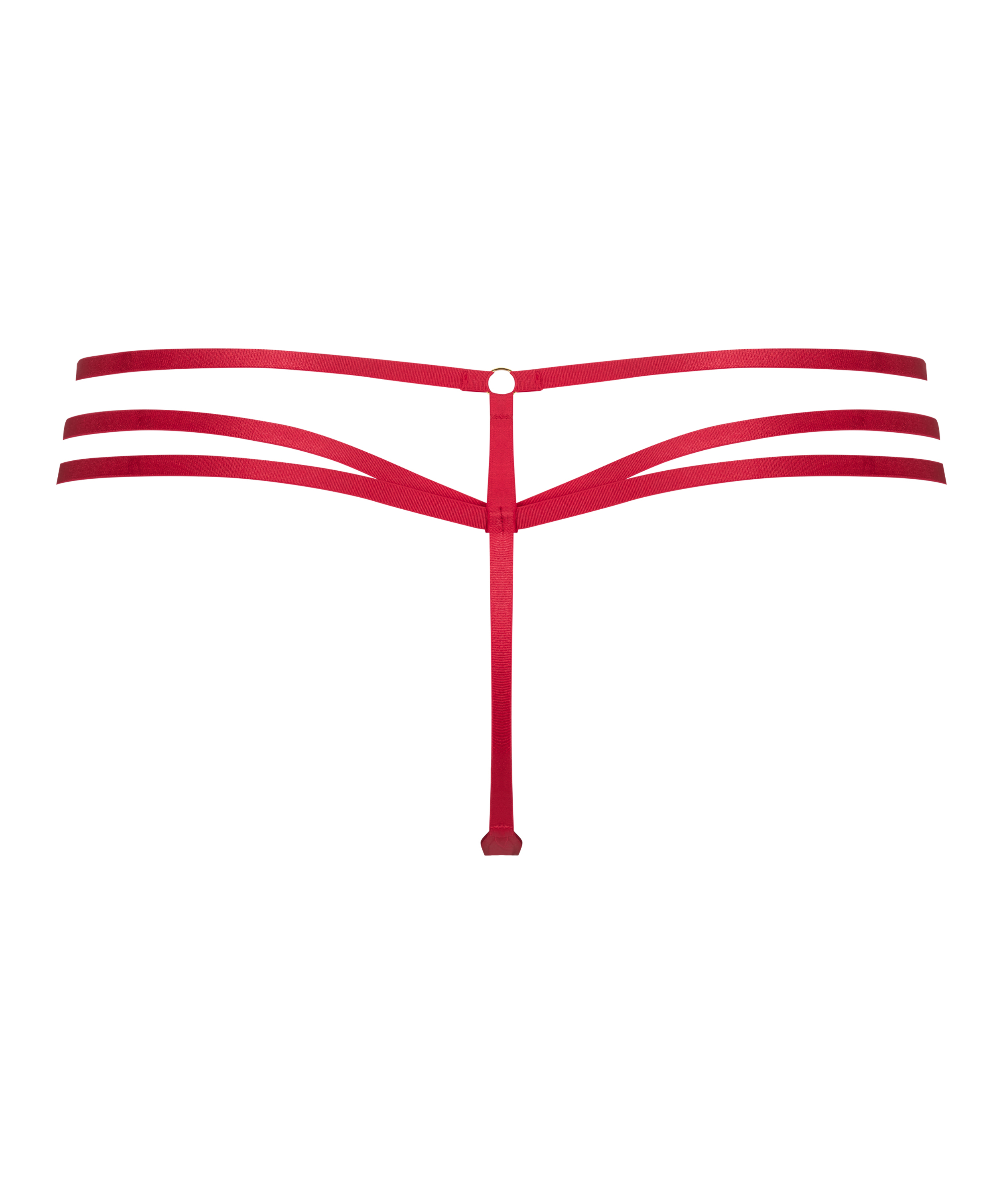 Ziggy hög stringtrosa, röd, main