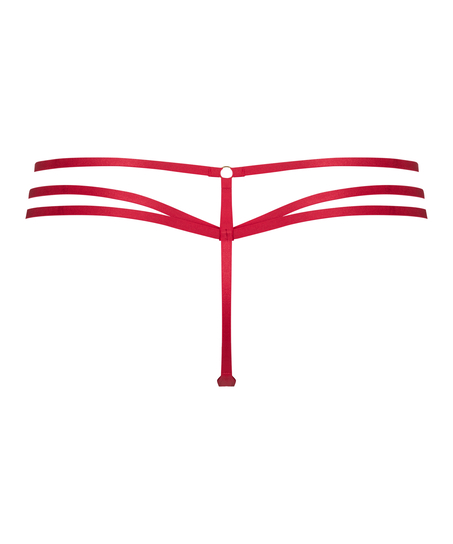 Ziggy hög stringtrosa, röd