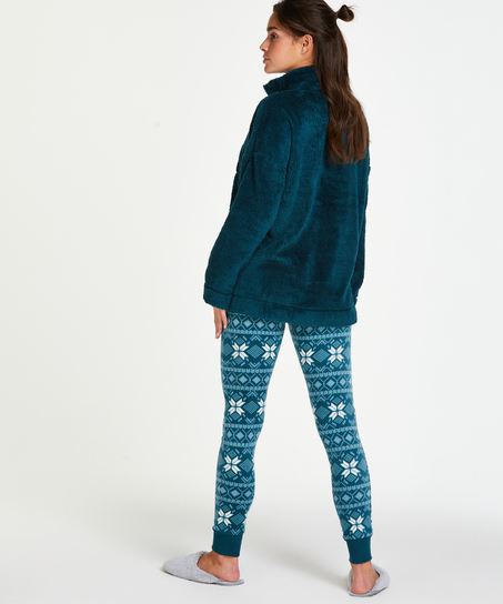 Mysig topp i fleece, Bl&aring;