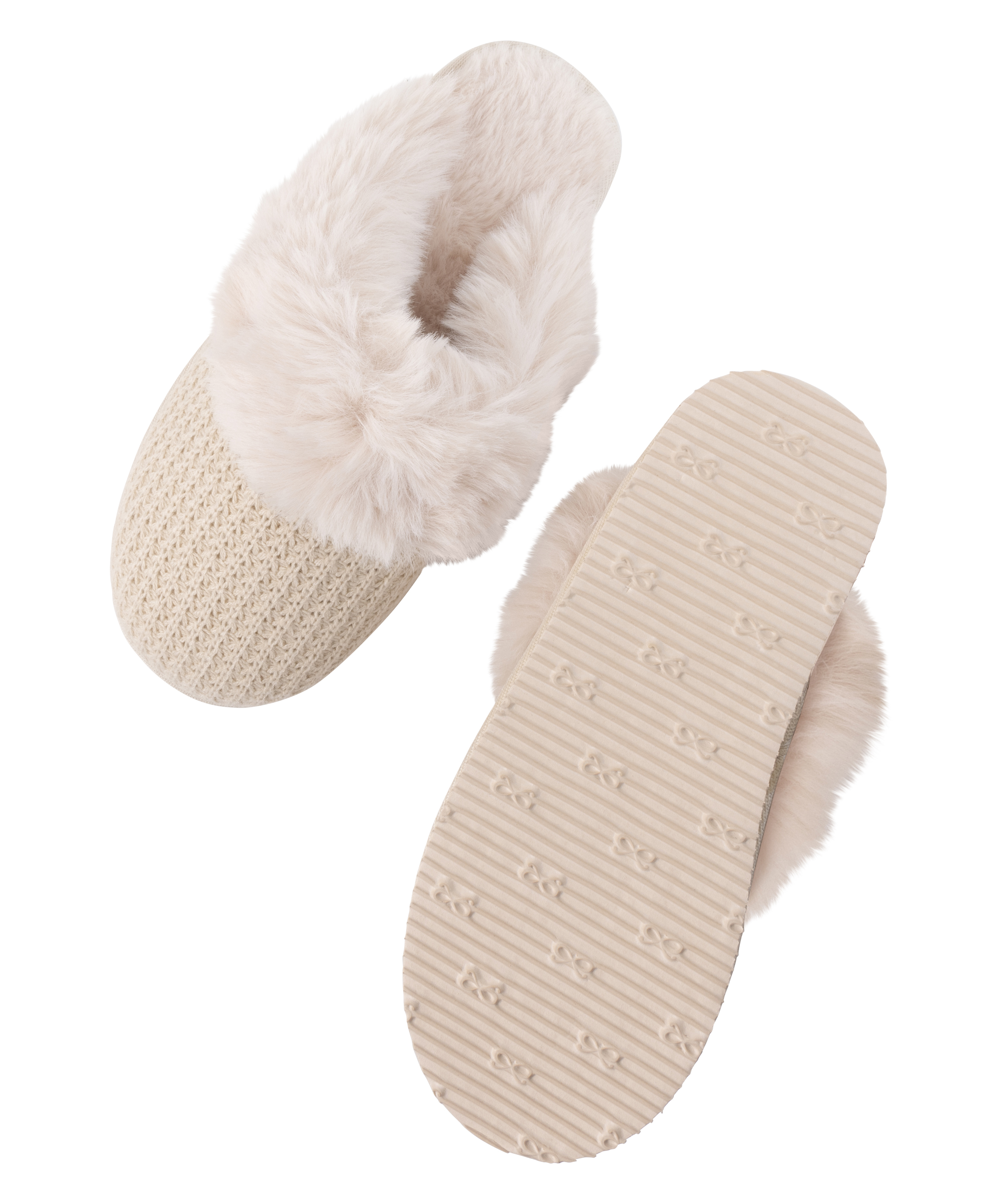 Lowan Mule Slipper, Vit, main