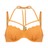 Bikiniöverdel Scallop Lurex, Orange