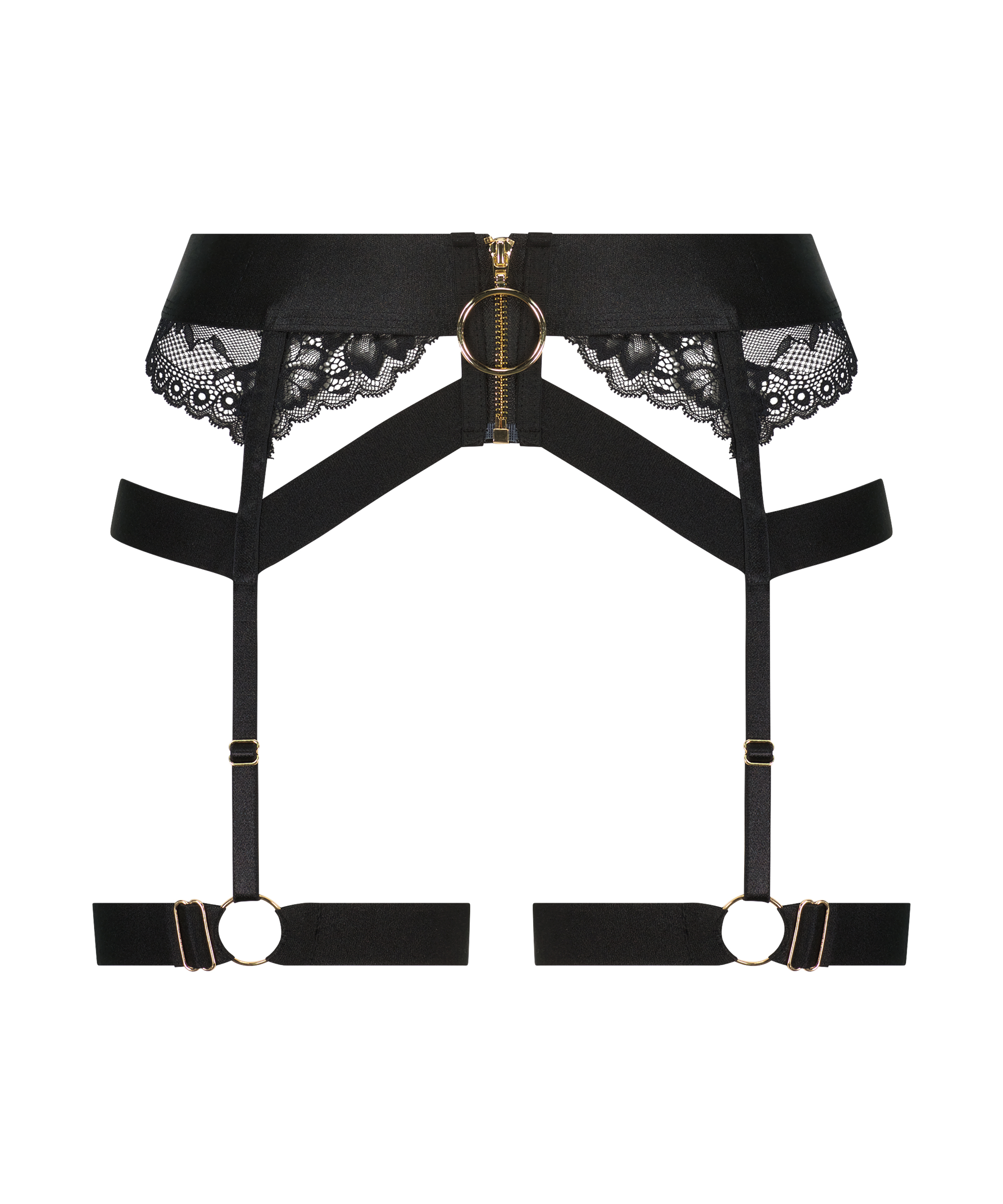 Strumpeband Clementine, Svart, main