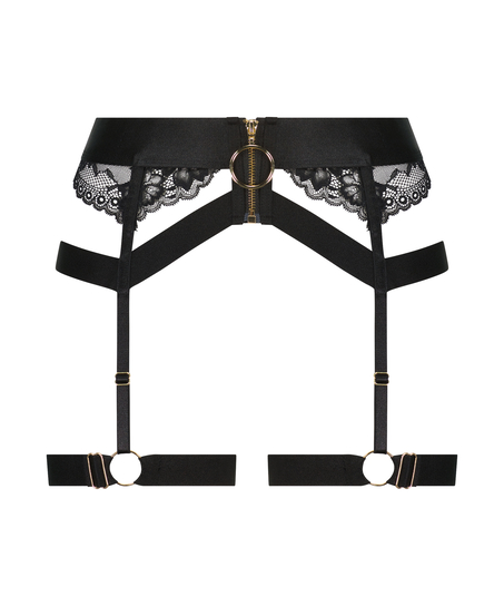 Strumpeband Clementine, Svart