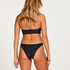 Juicy högt skuren bikiniunderdel, Svart