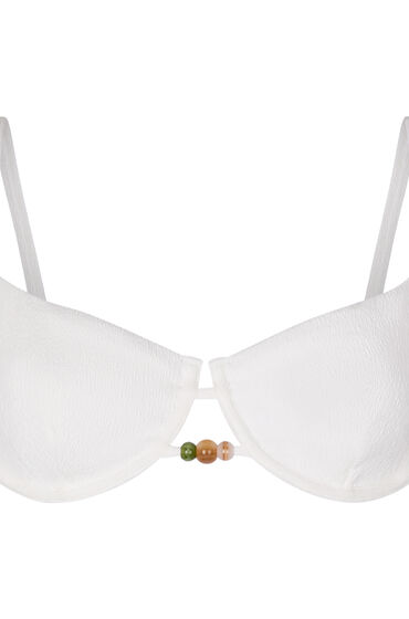 Hunkemöller Icke-Vadderad Bygel Bikini Top Crinkle dam – bild 3