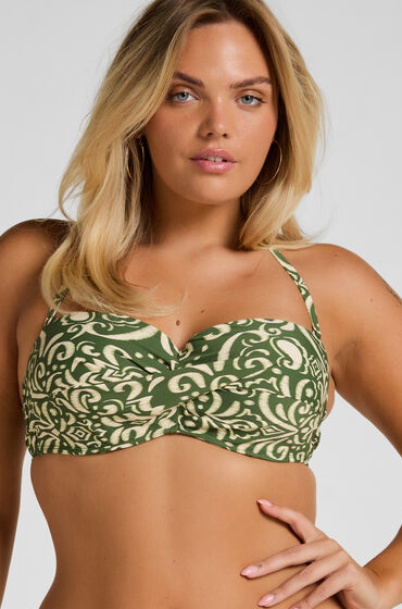 Hunkemöller Vadderad Bikinitopp med Bygel Cancun Grön