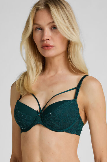 Hunkemöller Formpressad bygel-bh Isadora Grön
