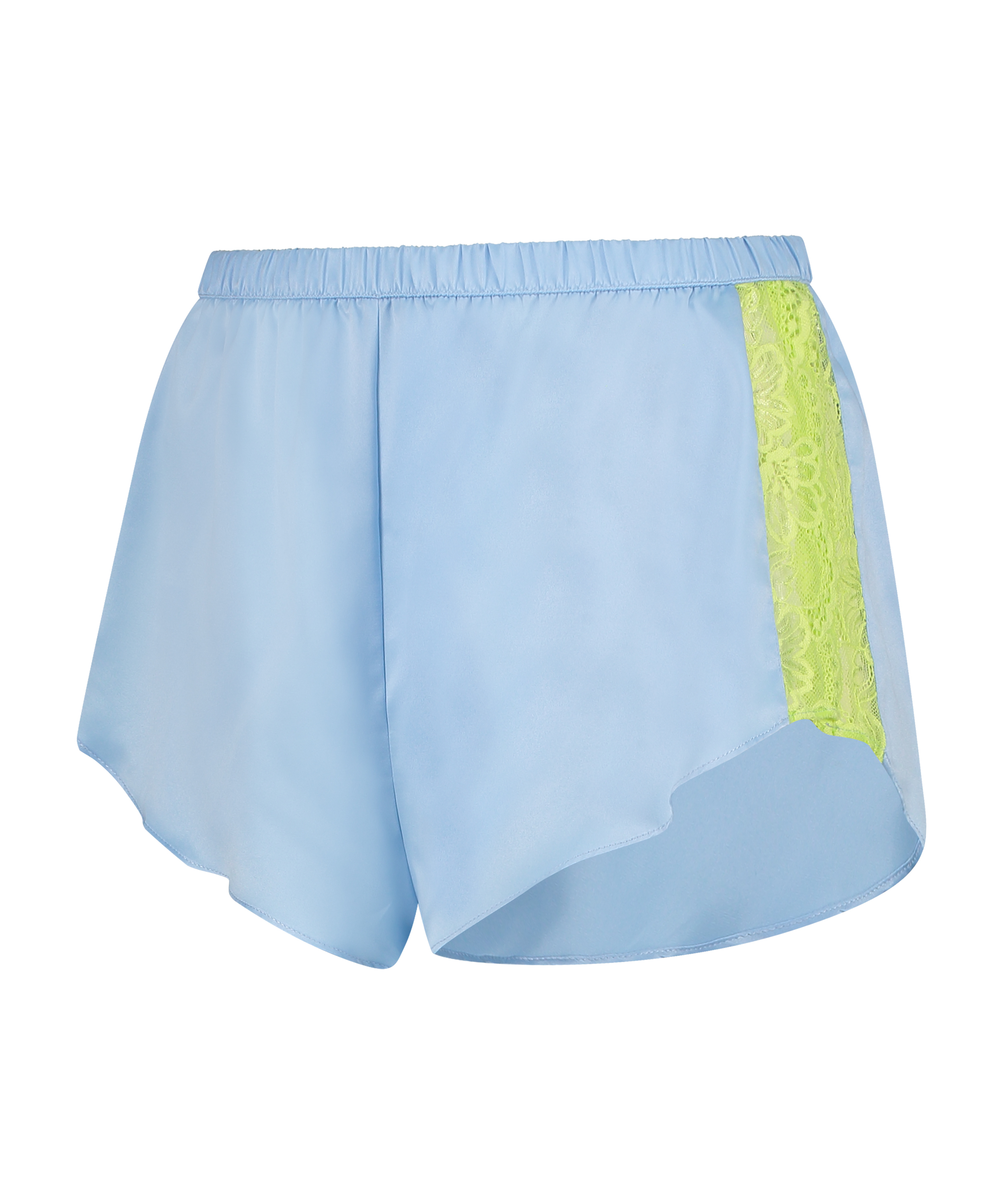 Satin Lace-shorts, blå, main