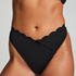 2-pack Bikiniunderdelar Scallop, Svart