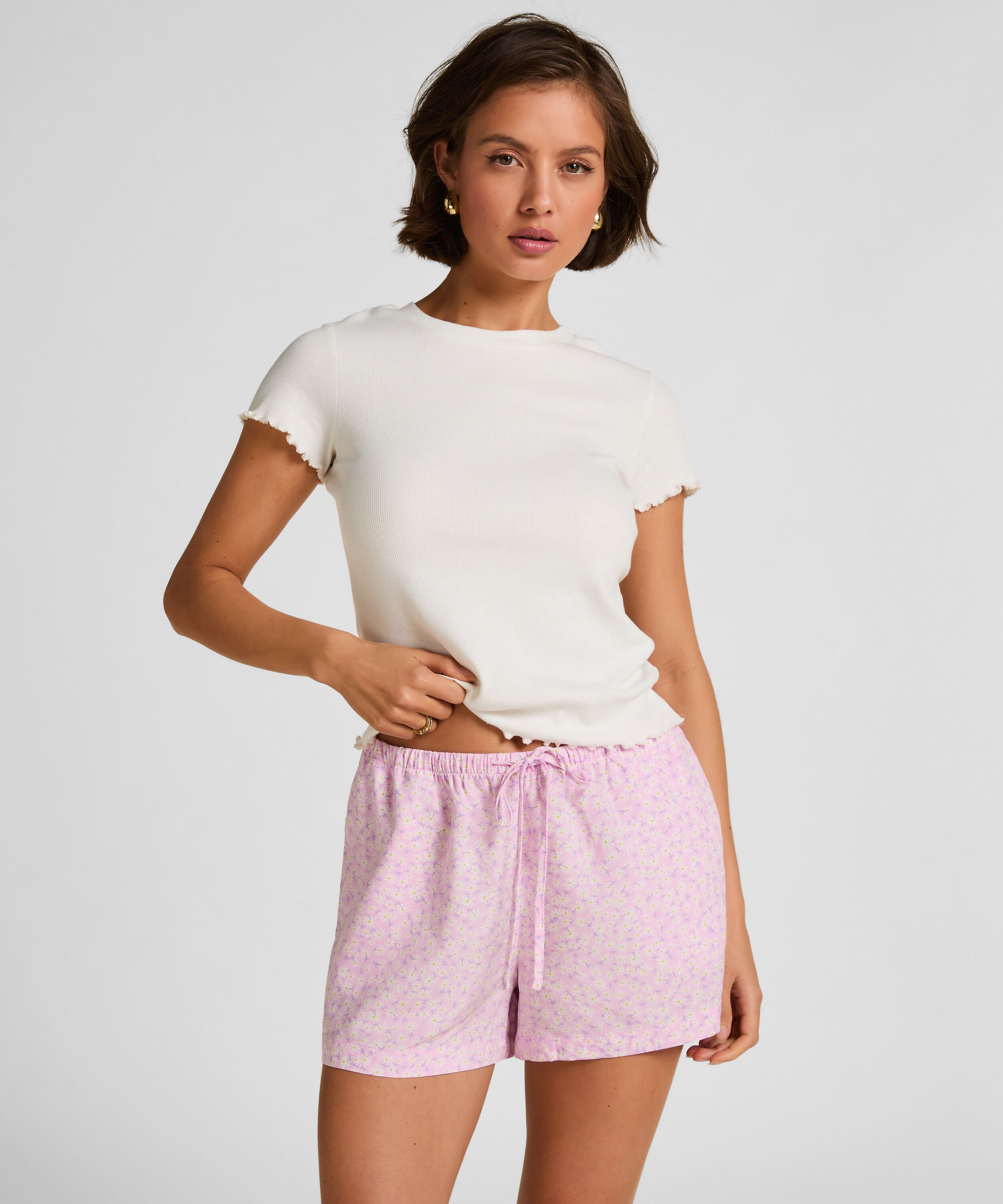 Pyjamasshorts, Rosa Pyjamasshorts, Rosa