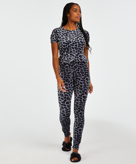 Cross Straps Indoor Sandal, Grå