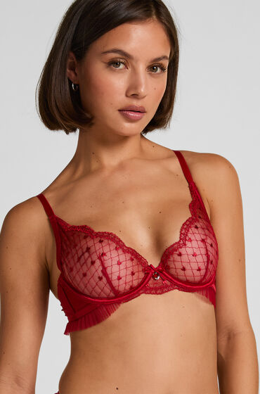 Hunkemöller Cordelie icke-formpressad bygel-bh Röd