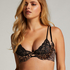 Halvkupa vadderad bygel-bh Ellie, Svart