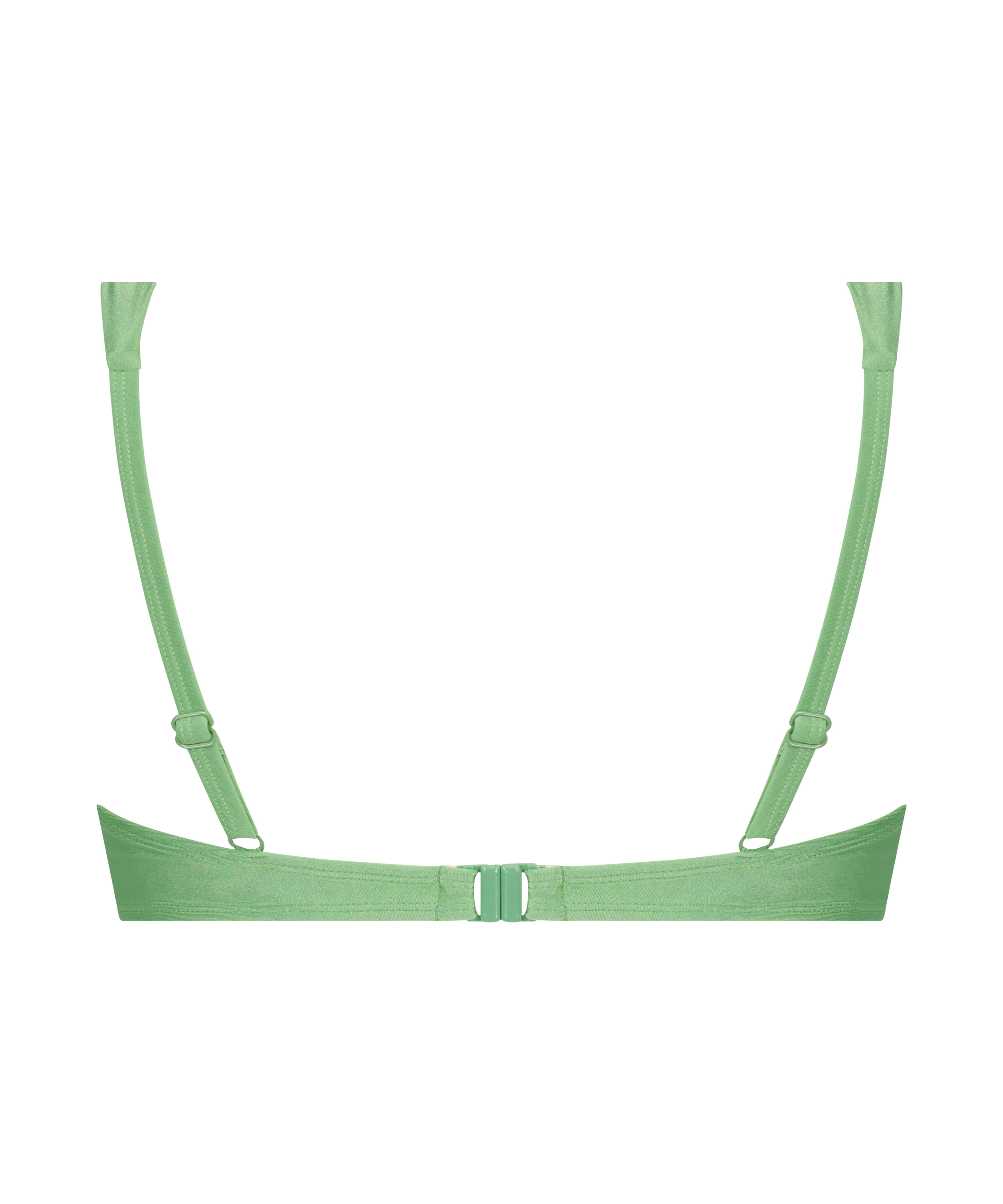 Mauritius icke-formpressad bikinitopp med bygel, Grön, main