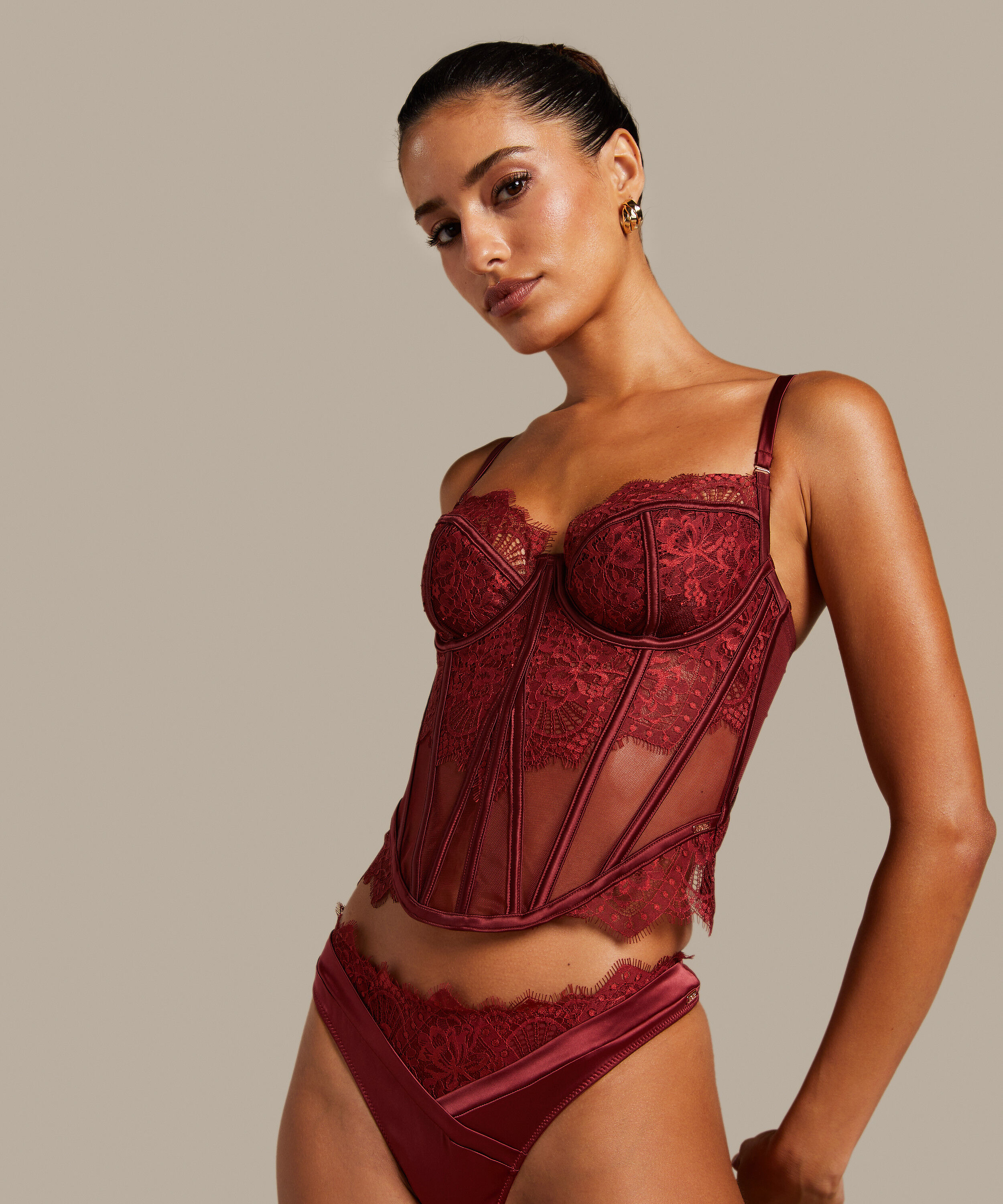 Bustier Zoe, Röd Bustier Zoe, Röd