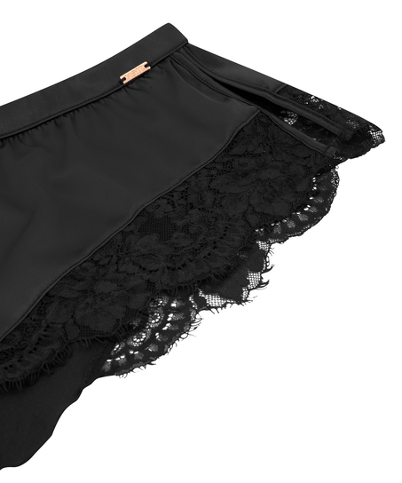 Slip Lace Valerie, Svart