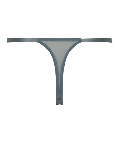 Högt skurna stringtrosor Corby, blå