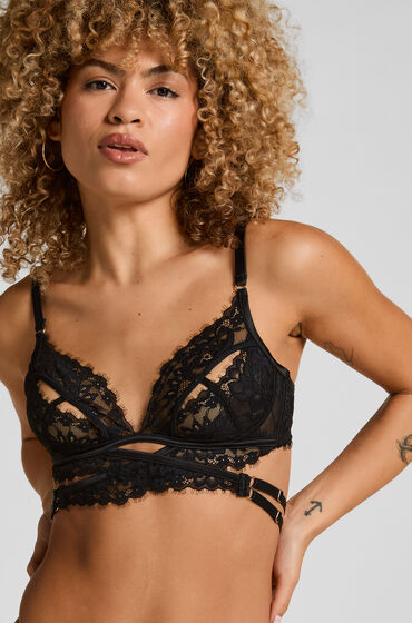 Hunkemöller Anna open bralette Svart