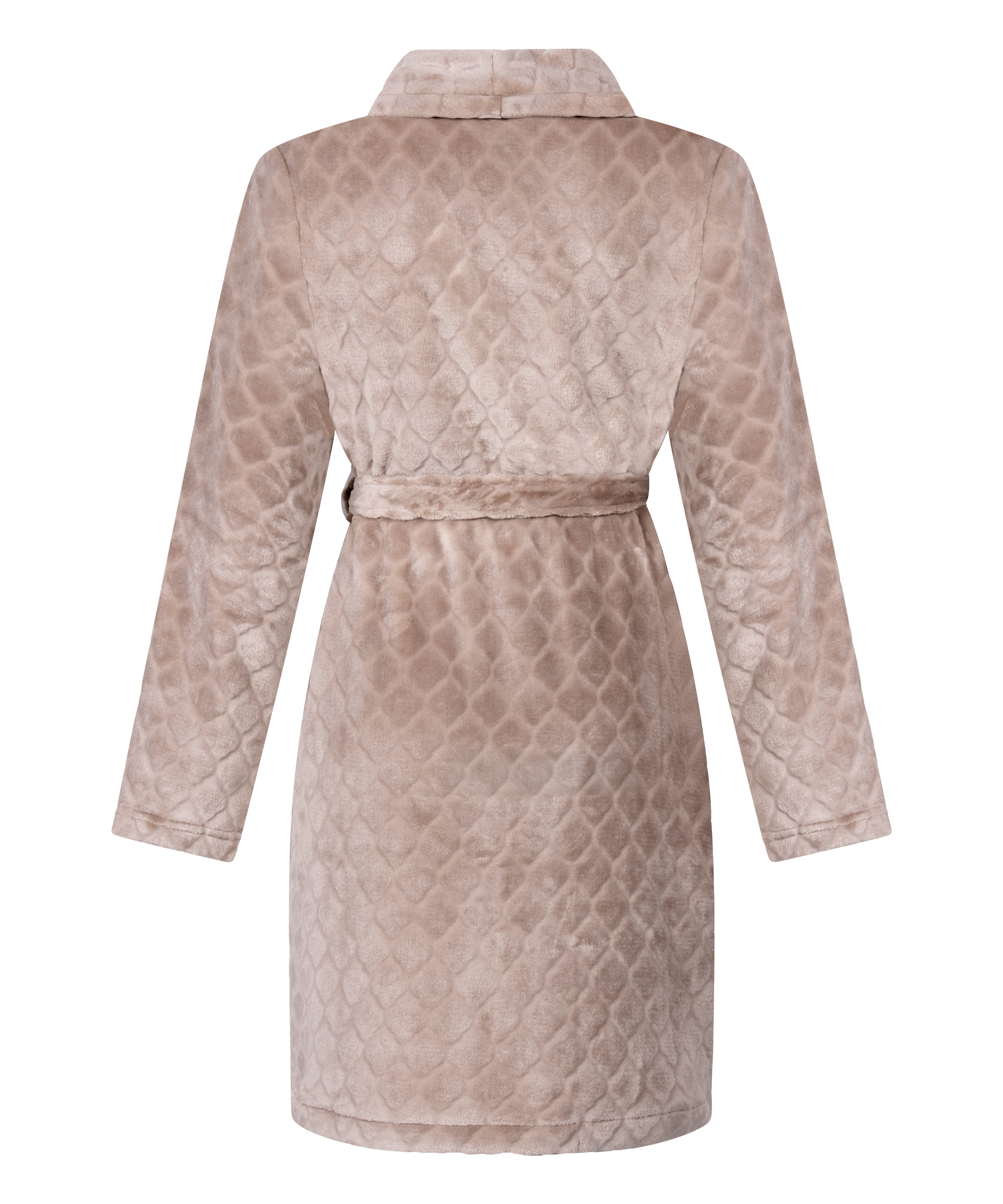 Morgonrock Fleece, Beige, main