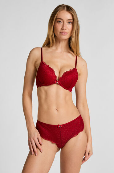 Hunkemöller Brazilian-trosa Marine Röd