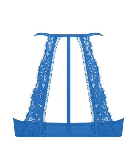 Formpressad bygel-bh med push-up Milaan, Blå