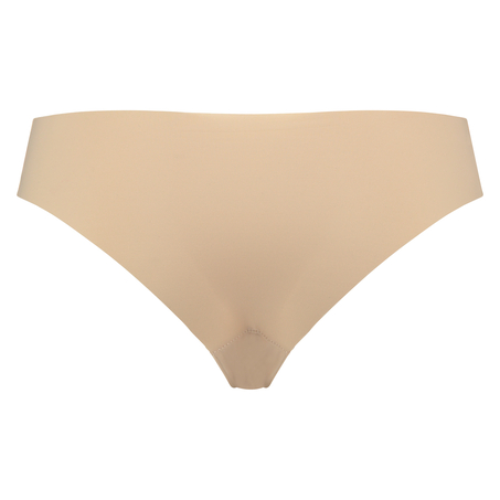 Brazilian-trosa Invisible i bomull, Beige