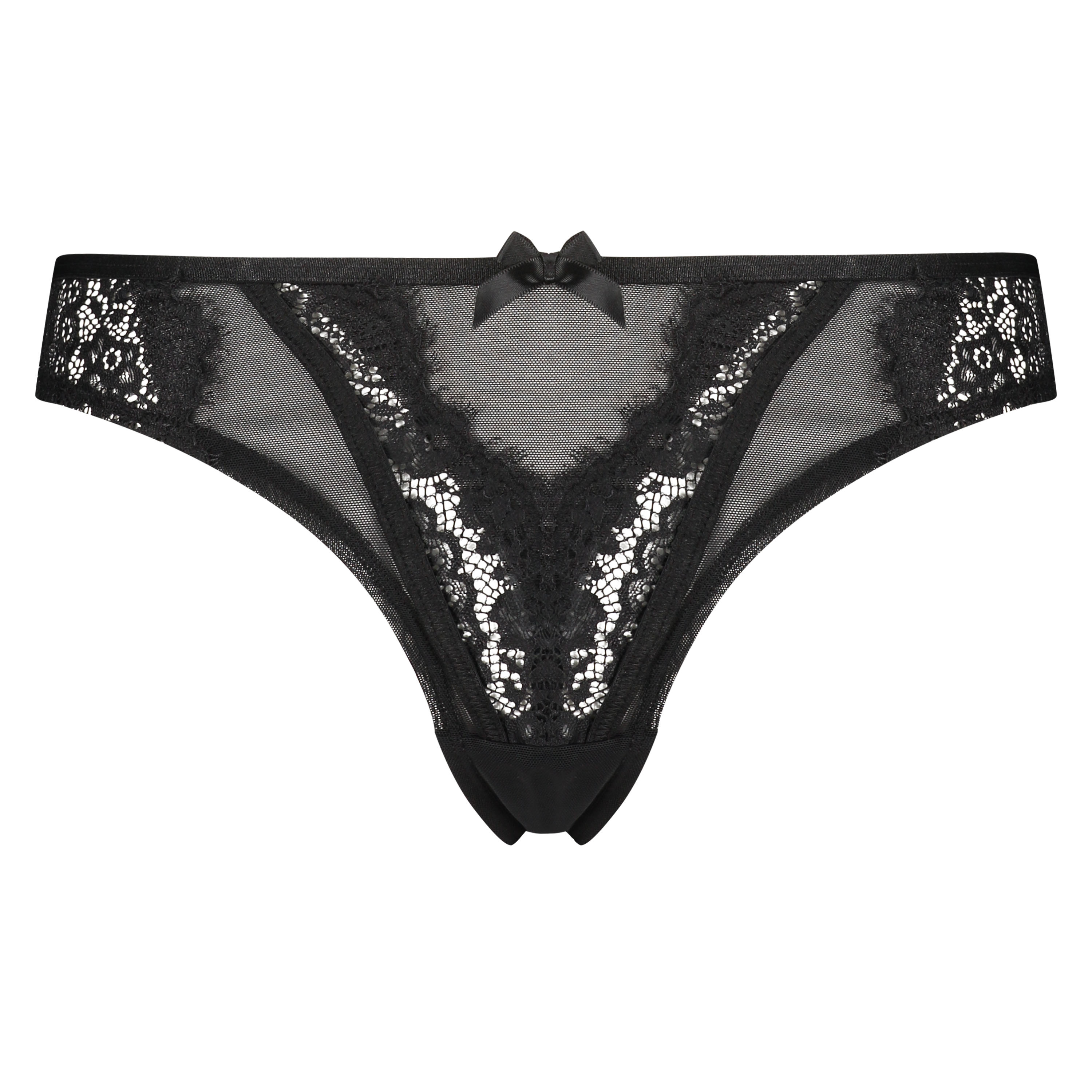 Brazilian-trosa med högt skurna ben Odilla, Svart, main