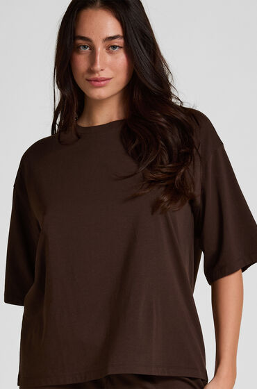 Hunkemöller Pyjama Top Loose Brun
