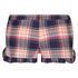 Shorts Twill Check, Bl&aring;
