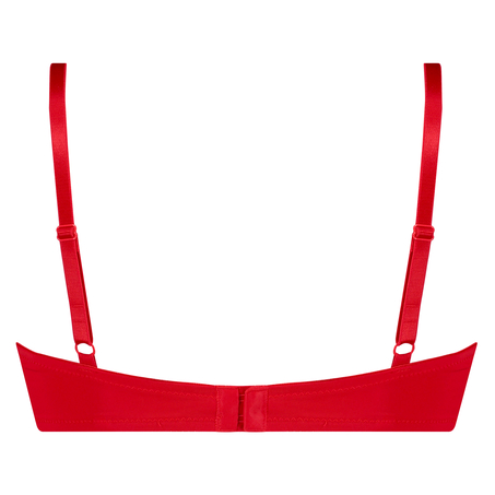 Formpressad bygel-bh Plunge, r&ouml;d