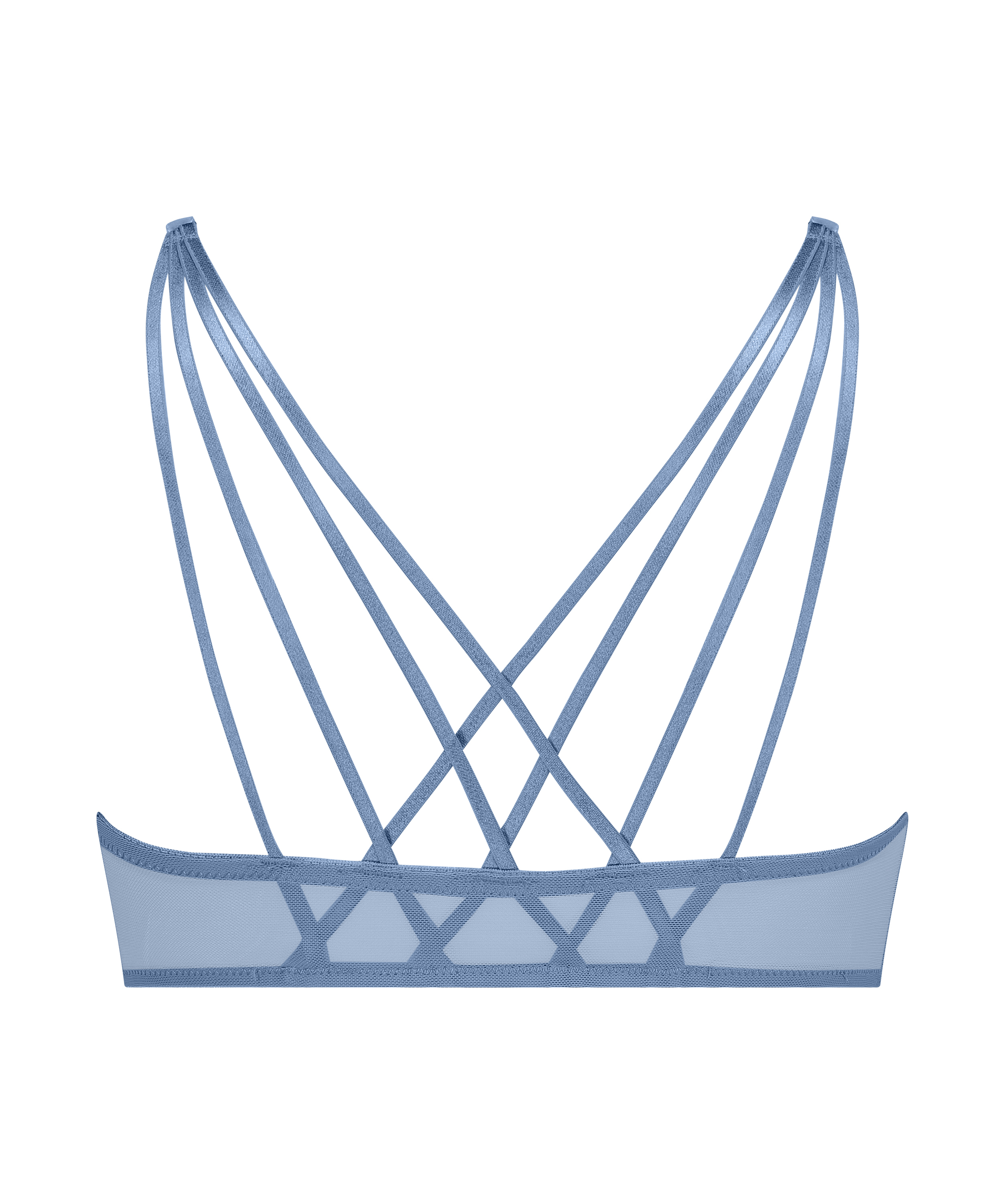 Vadderad bygel-bh med push-up Molly, Blå, main